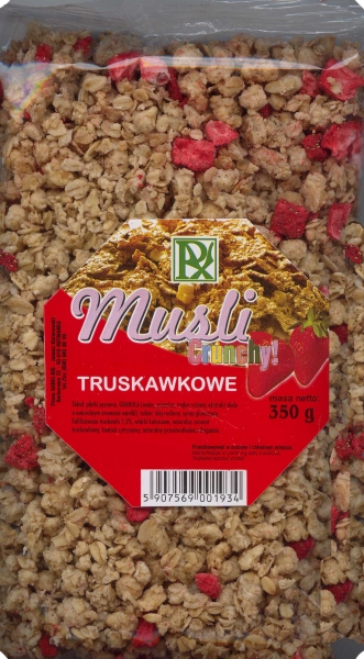 Musli Crunchy Truskawkowe 350g